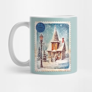 Santa Claus postage stamp Mug